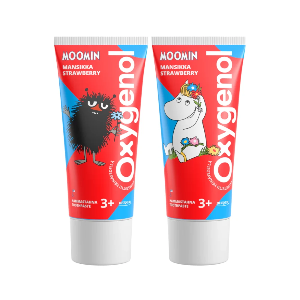 옥시제놀 자일리톨 치약 무민 딸기향 (3세 이상 용) 50ml