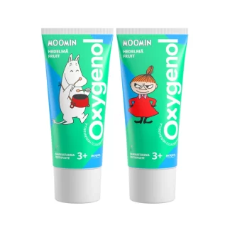 옥시제놀 자일리톨 치약 무민 과일향 (3세 이상 용) 50ml